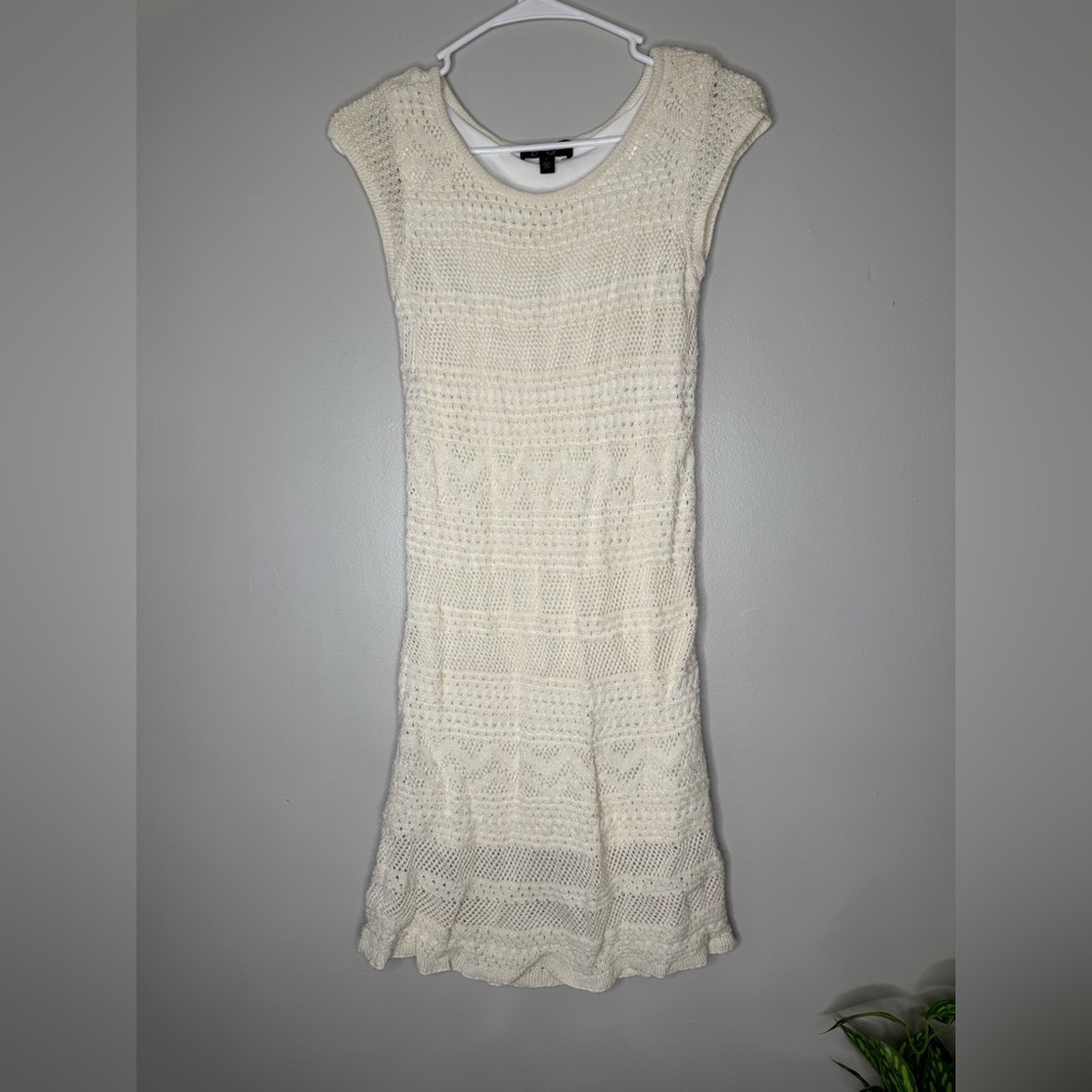 Elegant Jessica Simpson cream Knit Dress